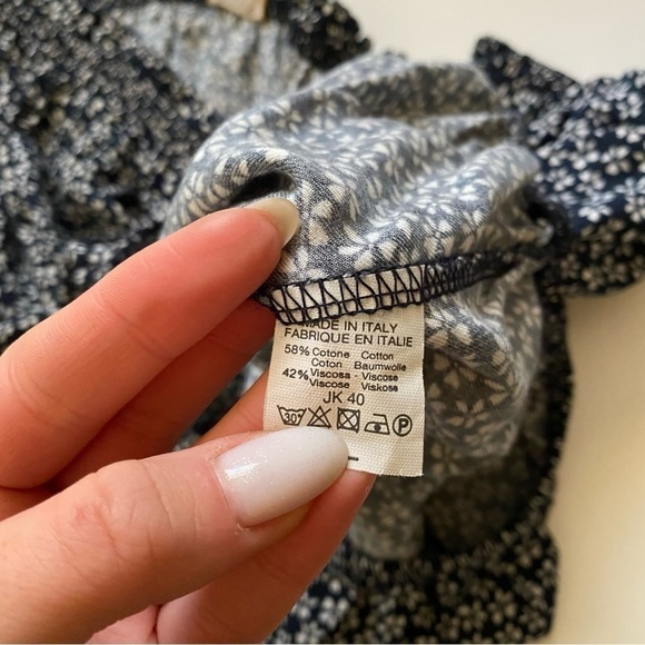 Brandy Melville off the shoulder flora top OS - Picture 5 of 7